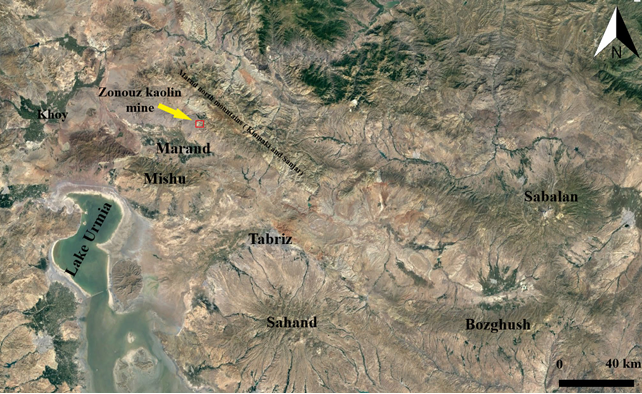 نقشه زمین‌شناسی شمال غرب ایران